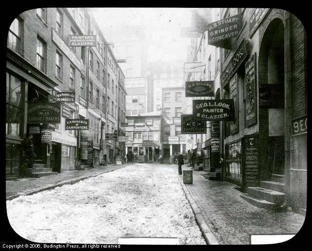 Province Court Looking West to Province St.